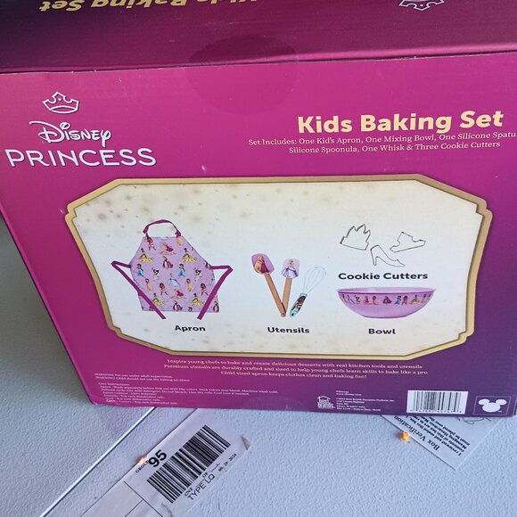 NEW Best Brands 8-Piece Disney 100th Anniversary Kids Baking Set Princess Theme - Picture 11 of 11